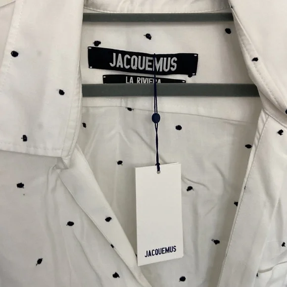 NWT Jacquemus La Riviera white top shirt 36 - Picture 2 of 4